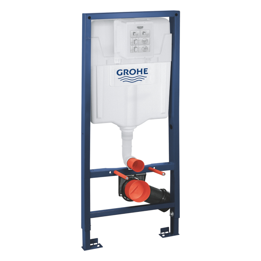 36500000 GROHE Rapid SL,5-1,Инсталляция с подвесным унитазом Bau Ceramic, панель Arena Cosmopolitan