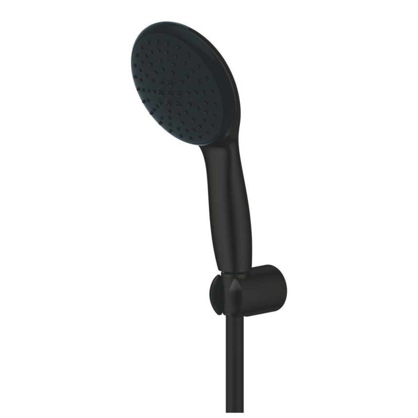 261642433 *Набор для душа GROHE Tempesta 110 с держателем, 2 вида струи, матовый черный
