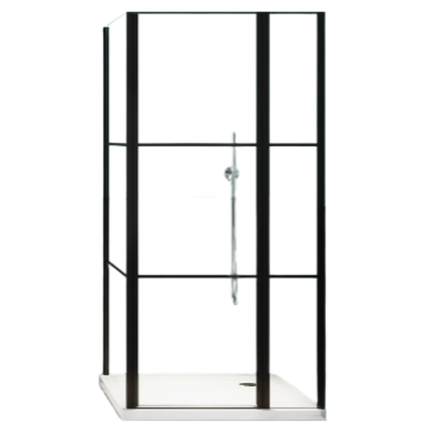 Душевое ограждение Minotti Line 900*900 Black
