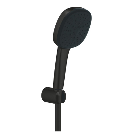275882433 *Набор для душа GROHE Tempesta 110 с держателем, 3 режима струи, матовый черный