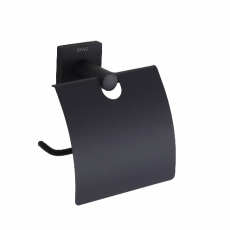 Бумагодержатель с крышкой LUSSO Black Cube