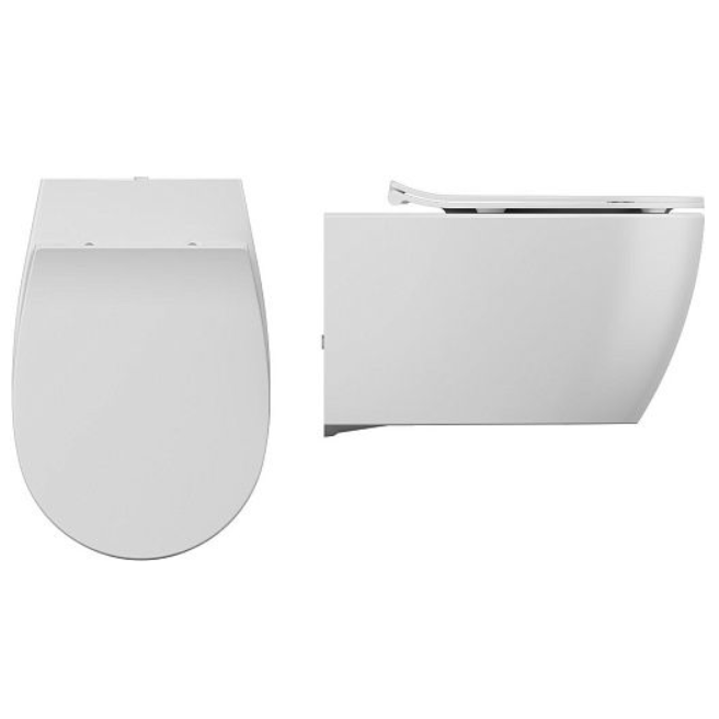 10AR02010SV Унитаз подвесной Isvea Sentimenti без крышки White