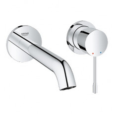 19408001 Внешняя часть смесителя для раковины GROHE Essence+ на 2 отверстия (вынос 183 мм), хром