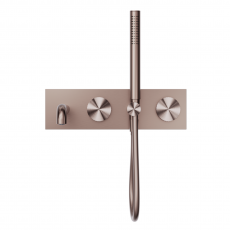 Смеситель для ванны скрытого монтажа Minotti Style brushed bronze