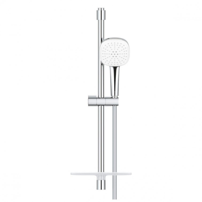 27928003 *Набор для душа GROHE Tempesta Cube 110, 2 режима струи, 13,5 л/мин, штанга 600 мм, хром