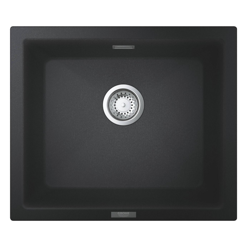 31654AP0 Мойка GROHE K700U с одной чашей, 533 x 457 мм, черный гранит