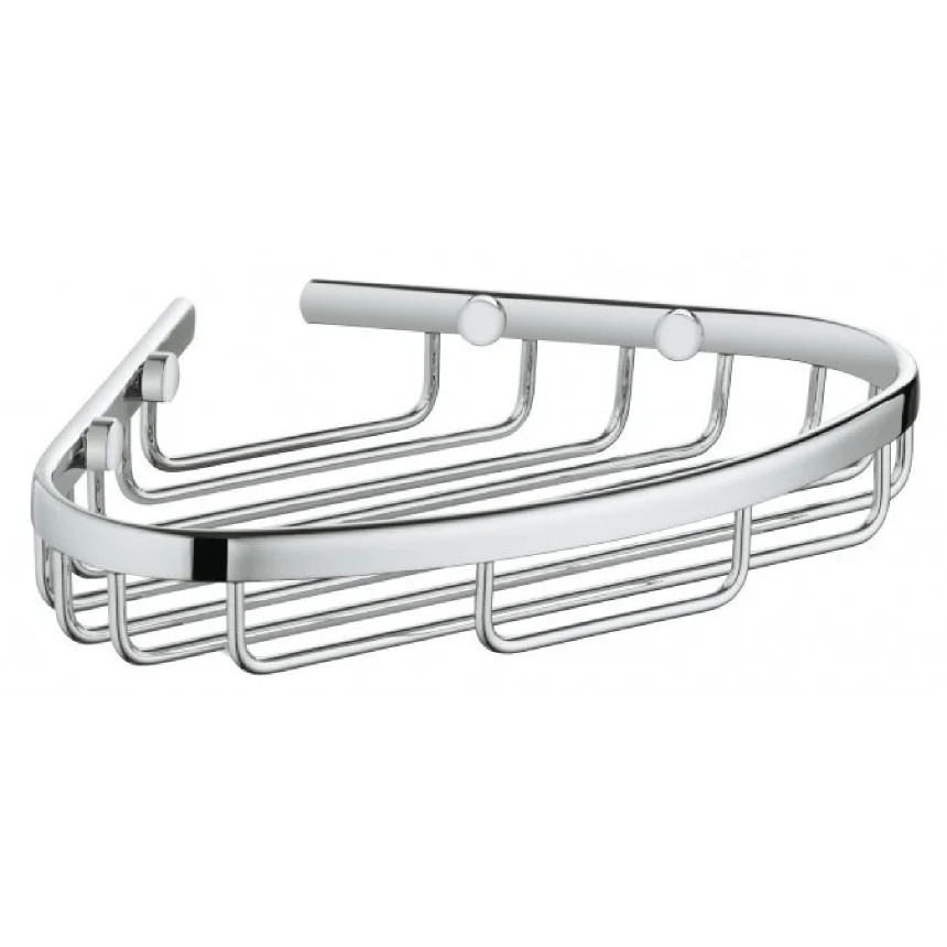 40664001 *Полочка-решетка GROHE BauCosmopolitan, 200 мм, угловая, хром
